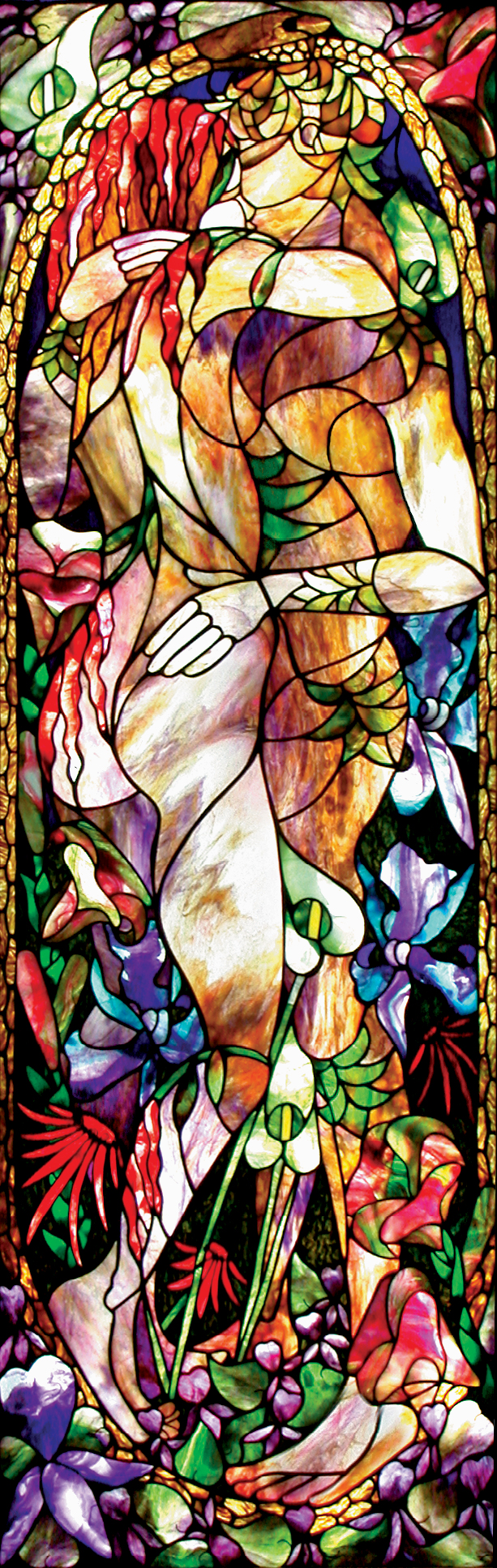 lilith and adam stained glass by Jezebel