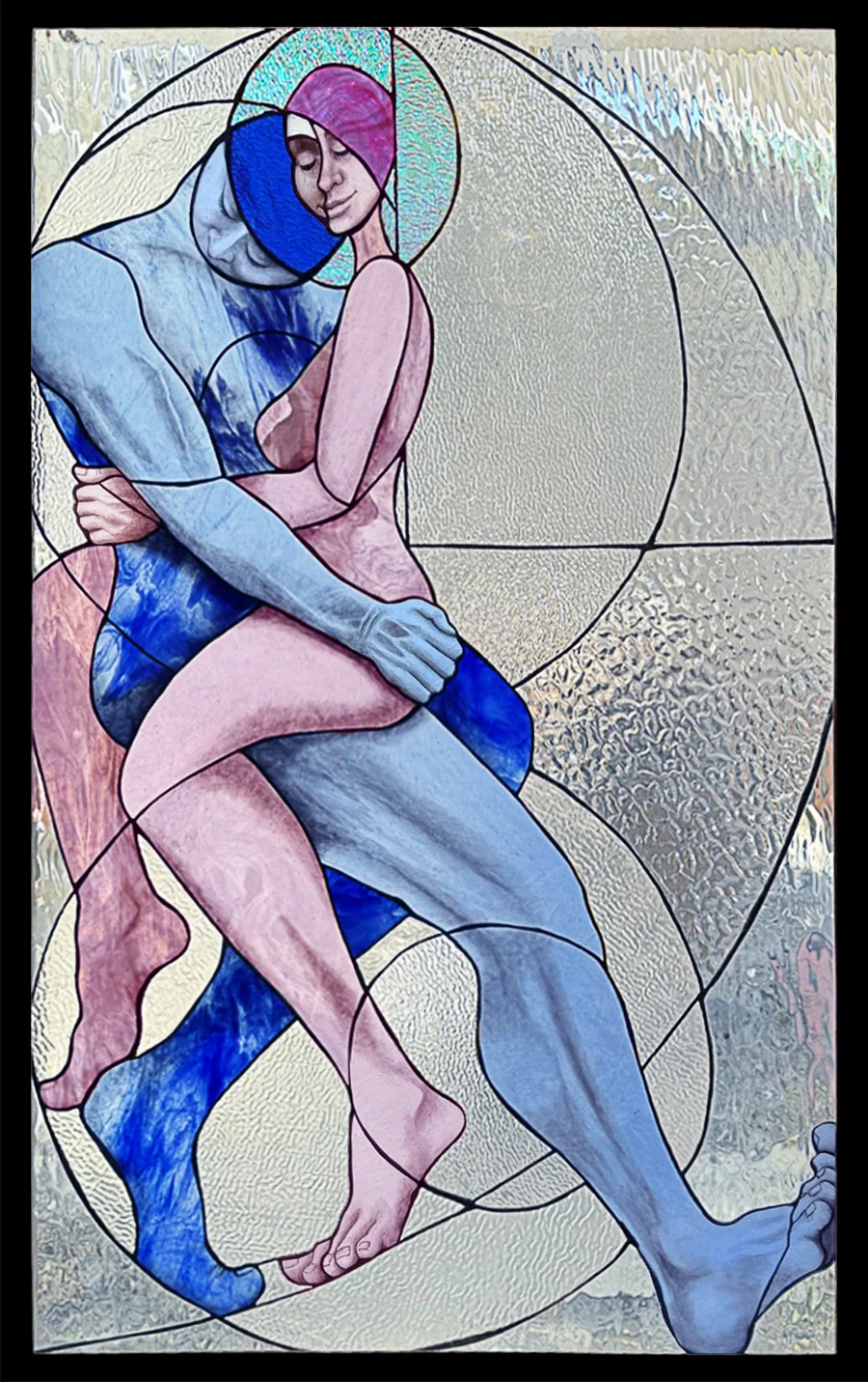 Sacred Geometry stained glass artwork by Jezebel